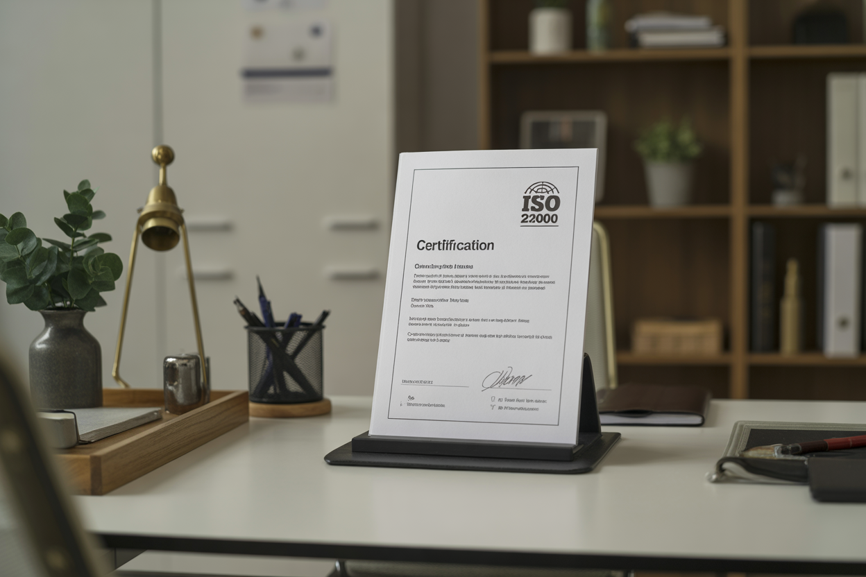 Certification ISO 22000